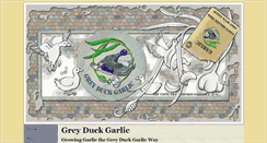 Desktop Screenshot of greyduckgarlic.com